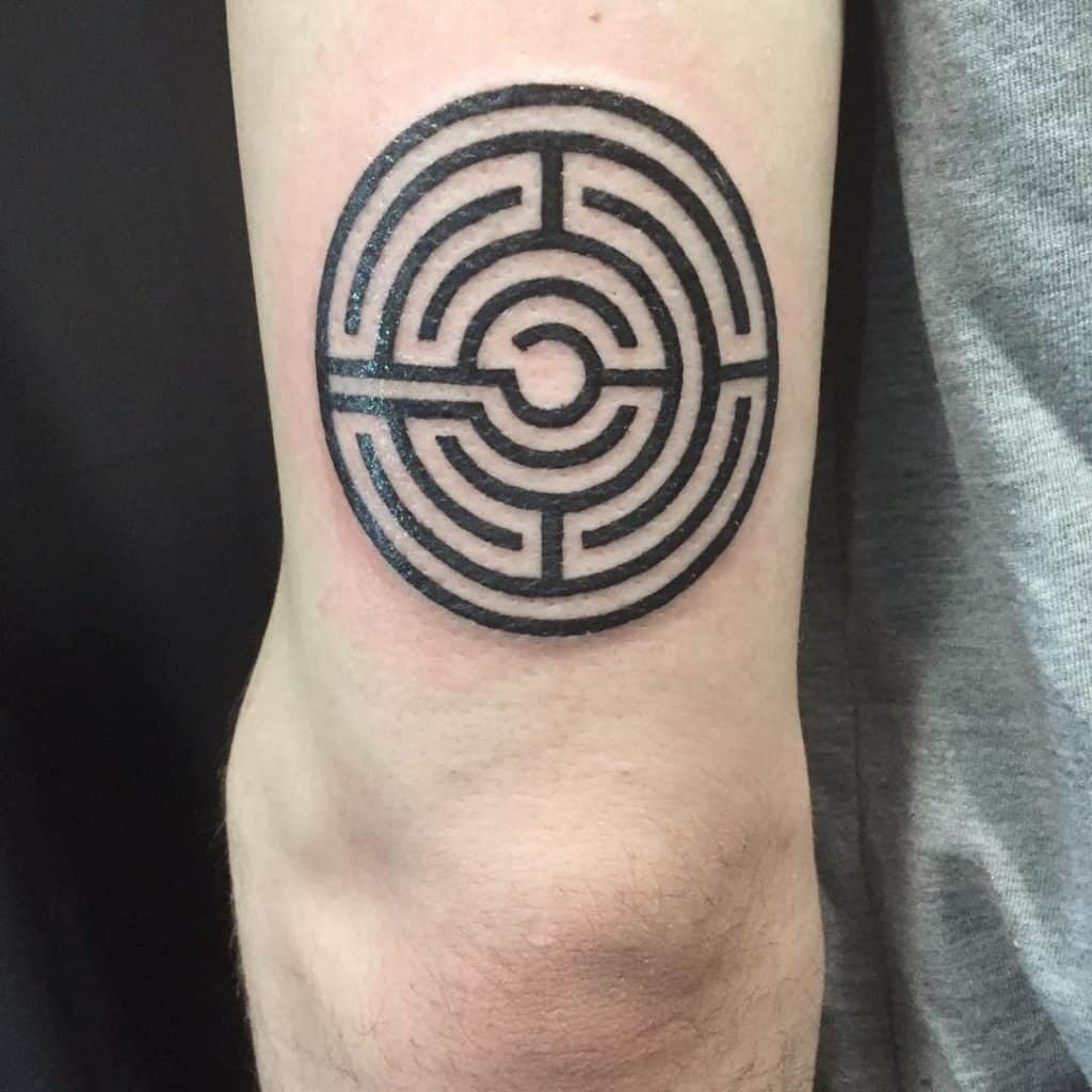 The Circular Maze Tattoos 1