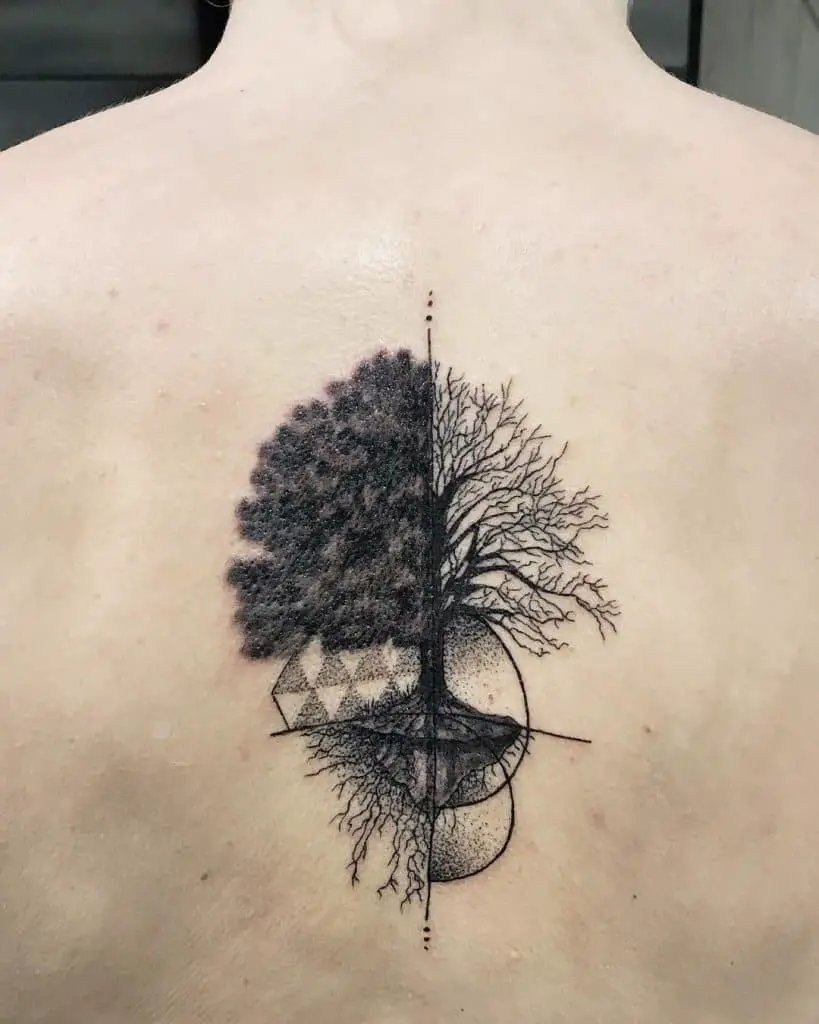 Tree Of Life Back Tattoo 