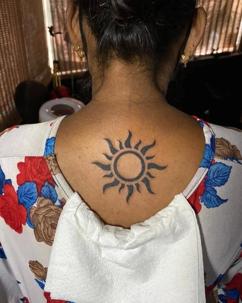 Tribal Sun Tattoo by JoshCurrie on DeviantArt