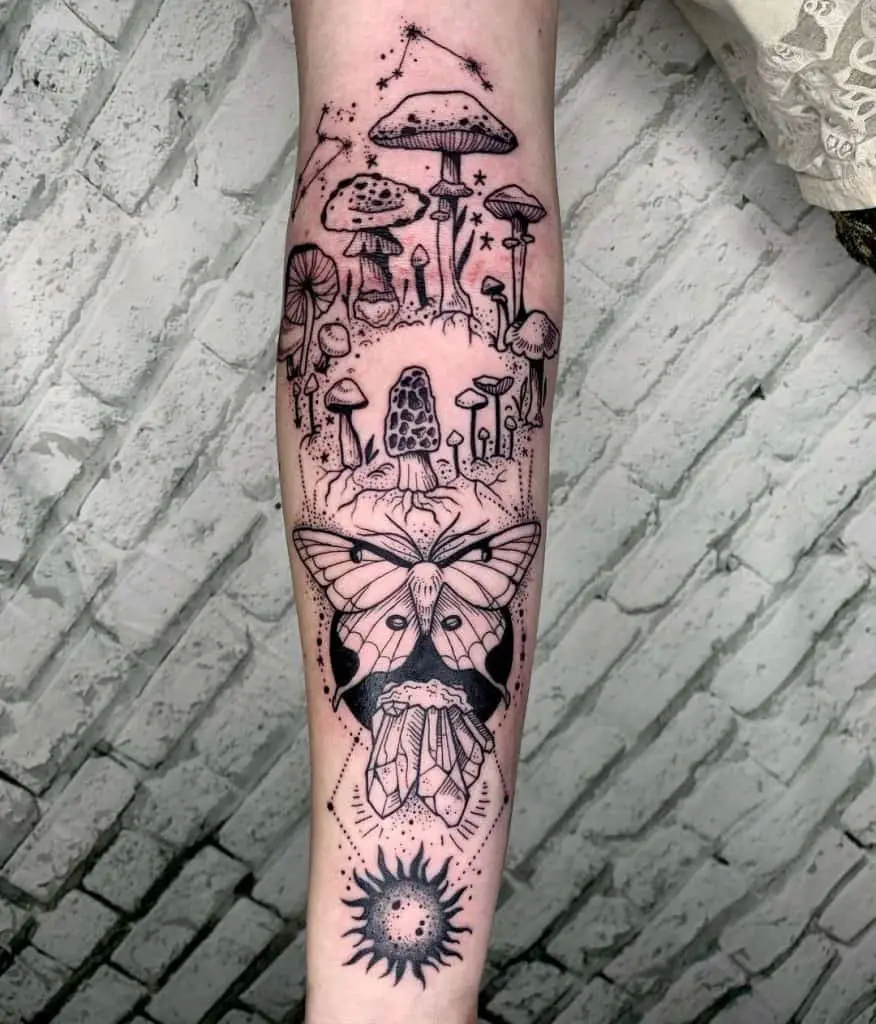 Paradise Tattoo  Tattoo by Dawn  mushroom fairy tattoo for Mercedes      Facebook