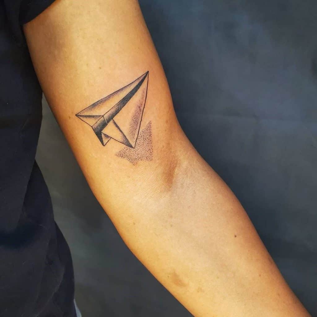 33 Best Airplane Tattoos Design Ideas (Forearm, Collarbone and Finger ) -  Saved Tattoo
