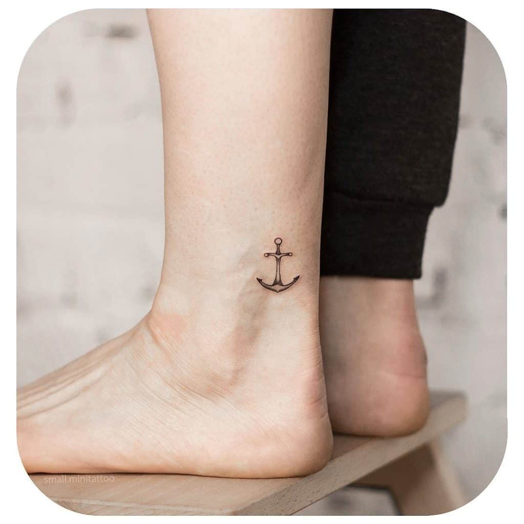 Anchor Tattoos In Black and White 1