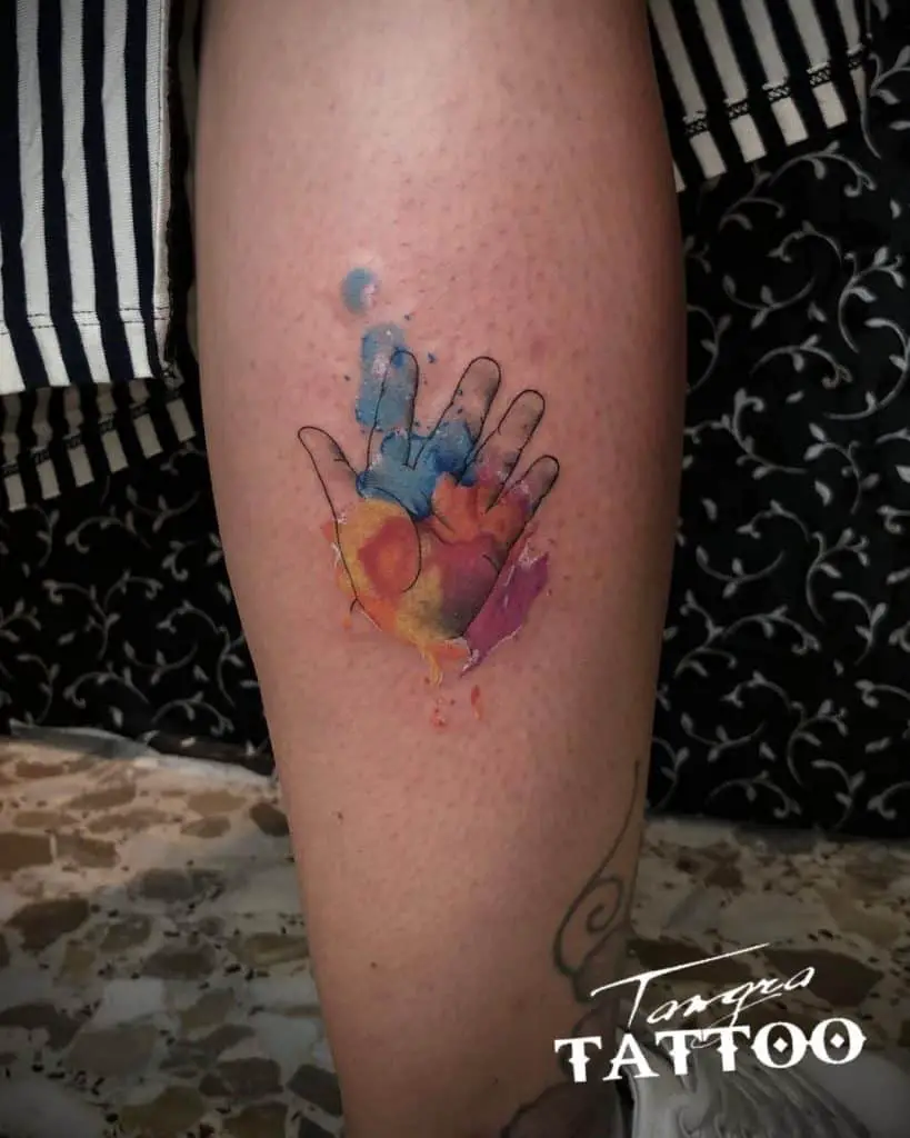 Baby's Hand Tattoo 3