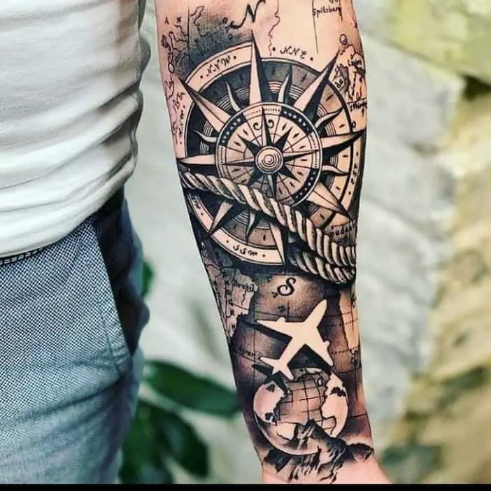 Black And Grey Tattoos On Arm 1