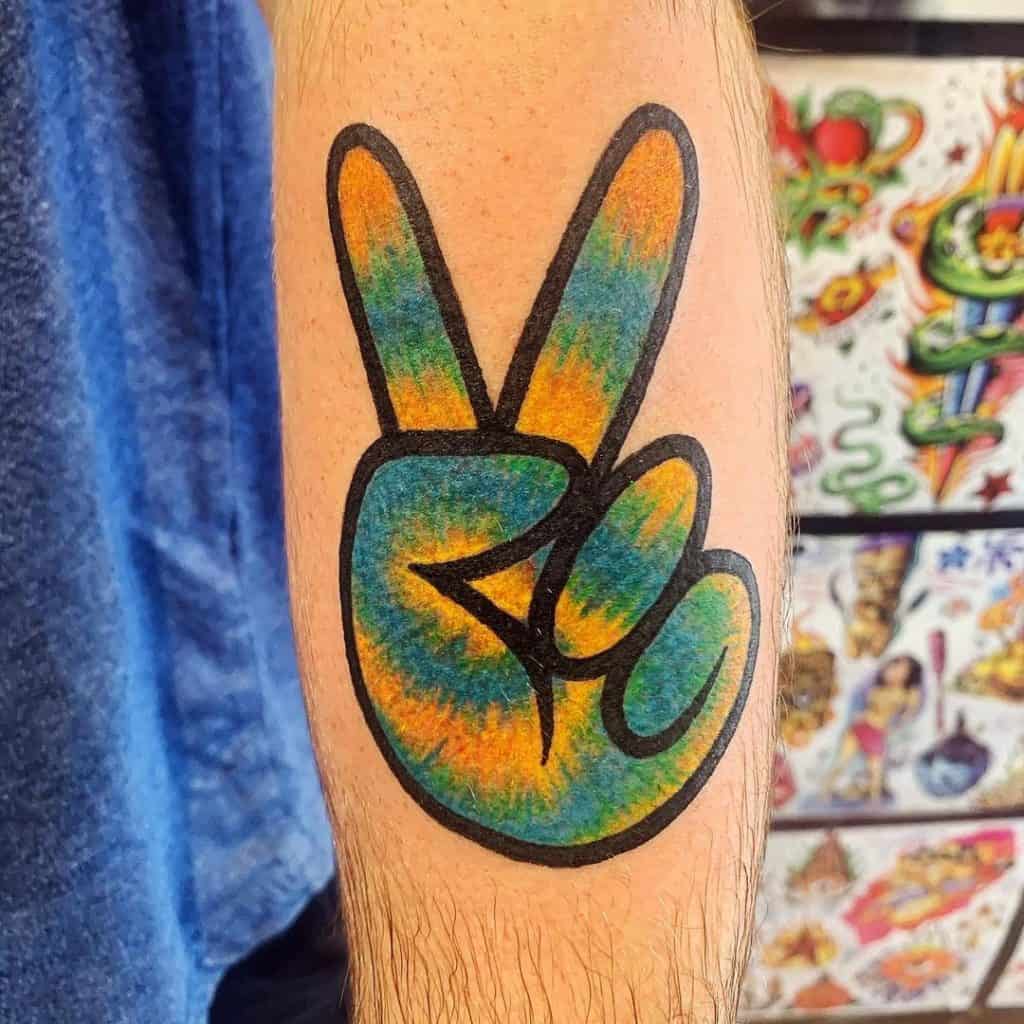 Peace Sign Tattoos - Etsy Australia