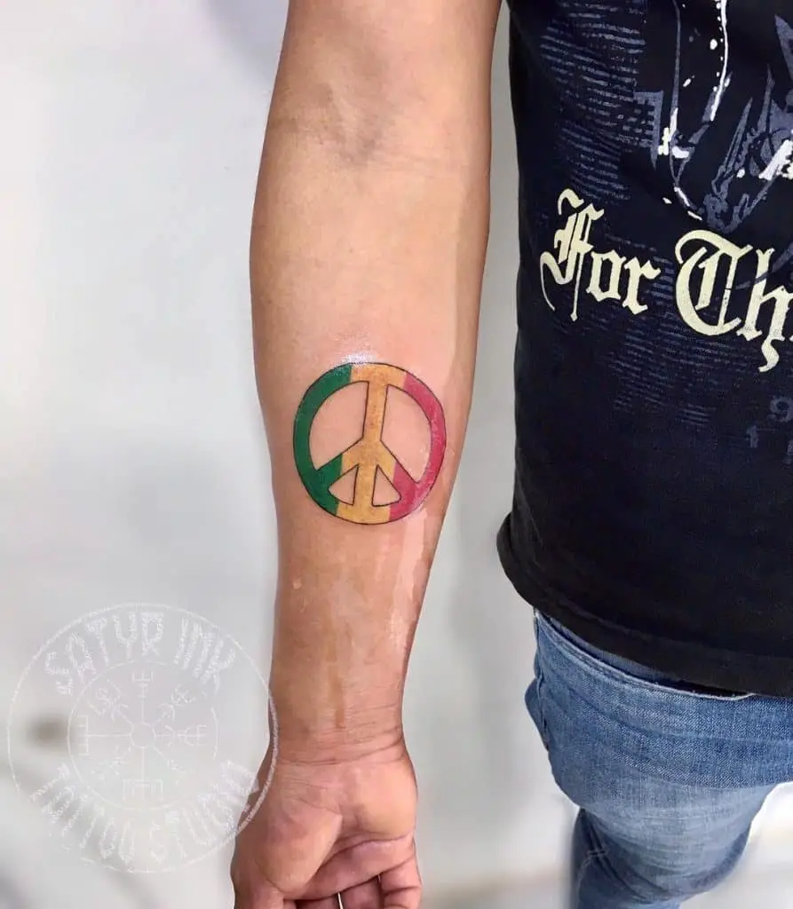 Skeleton Hand Peace Sign Traditional Tattoo PNG & SVG Design For T-Shirts