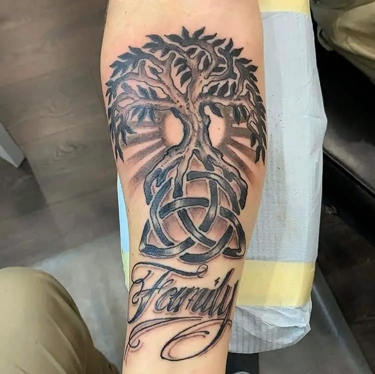 Celtic Family Tree Tattoo 4