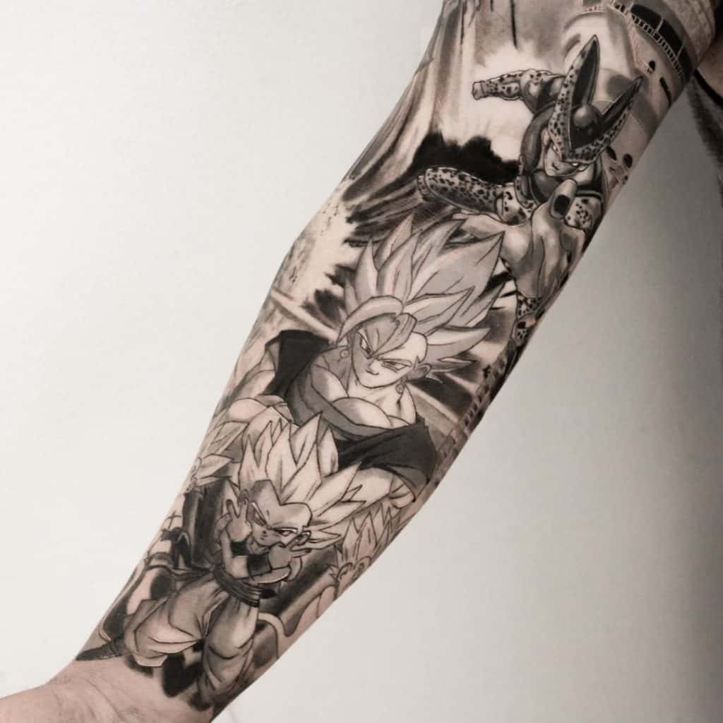 Dragon Ball Tattoo Sleeve 3