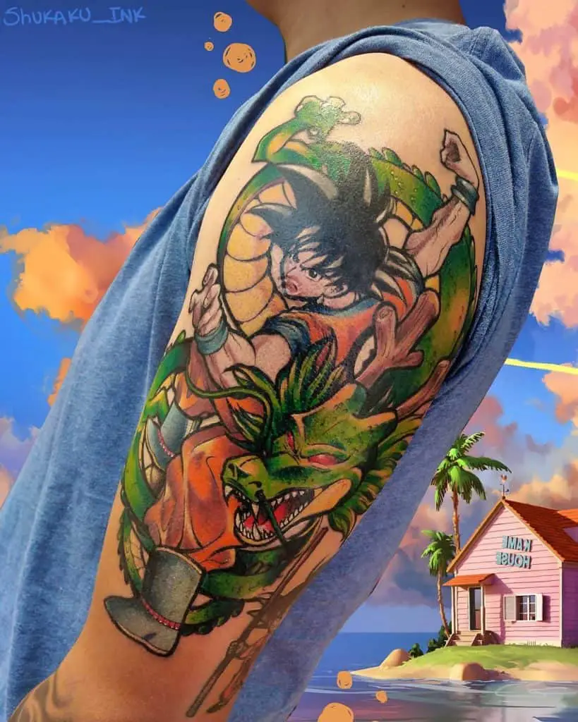 Dragon Ball Z Tattoo Arm 1