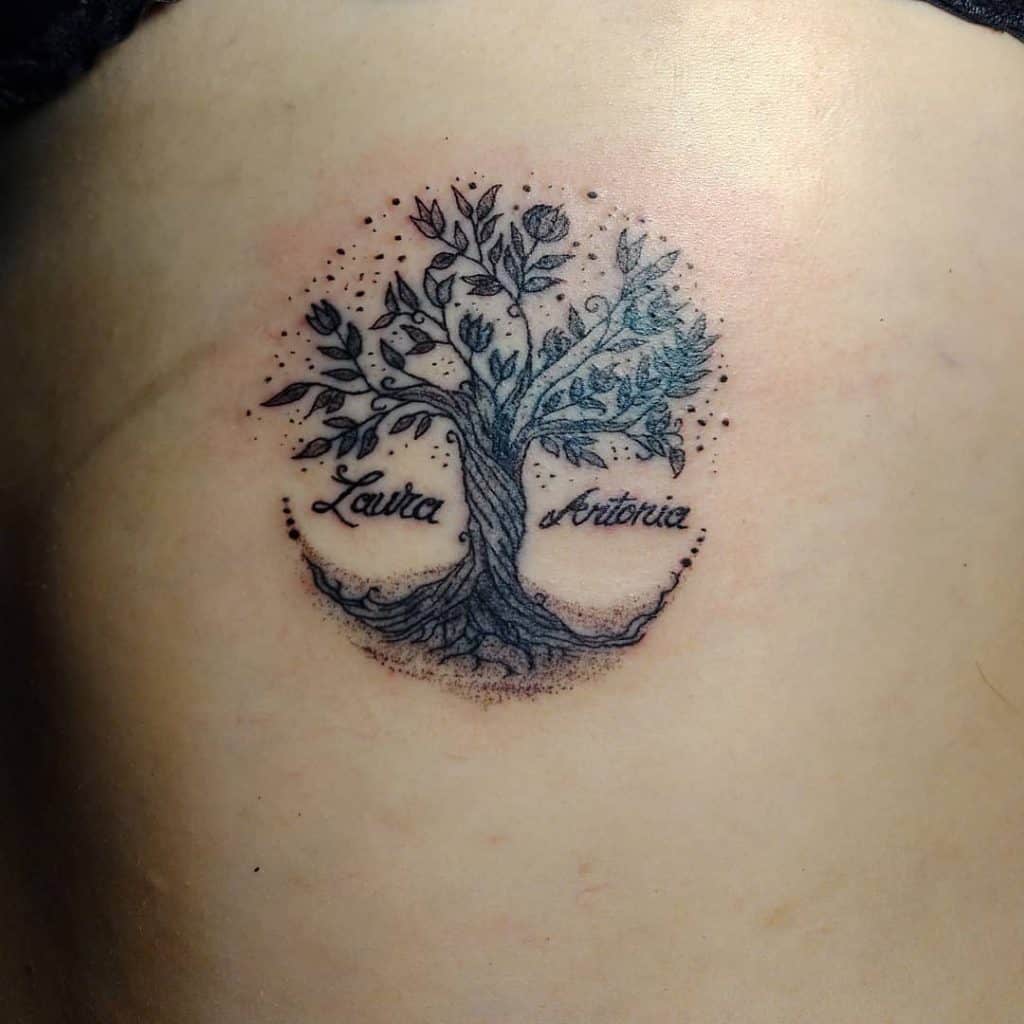 Family Tree Tattoo With Names 3