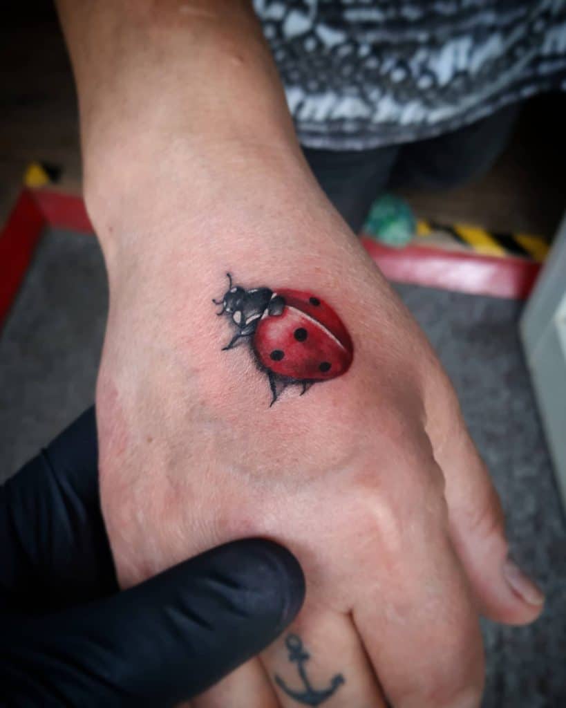 Freedom Ladybug Tattoo 1