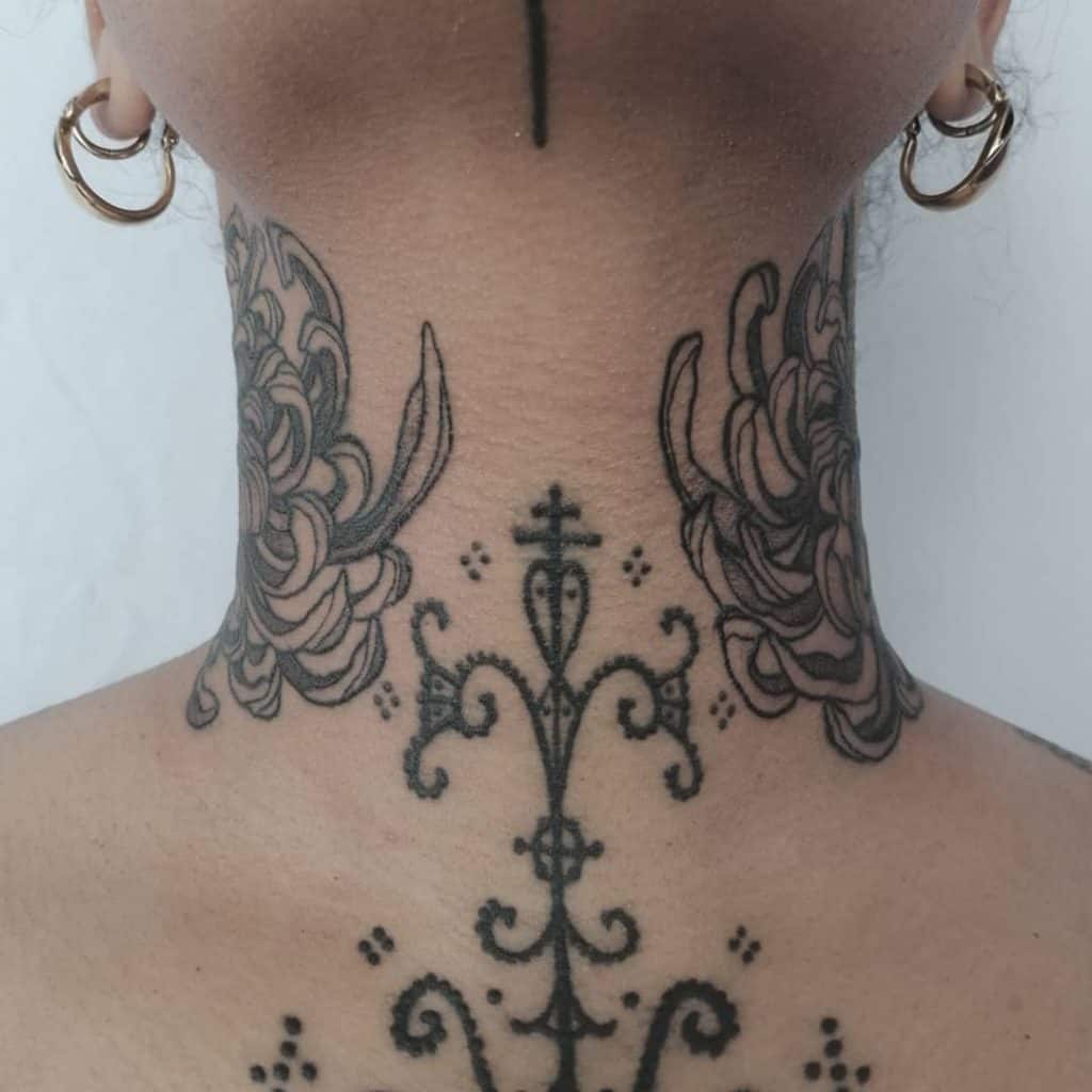 Be Unique With A Female Neck Tattoo: 50+ Modern Ideas — InkMatch