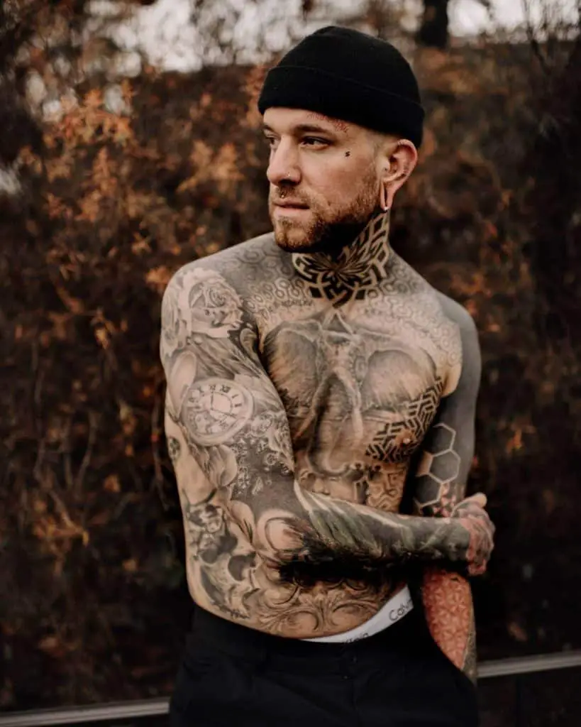 30+ Extraordinary Throat Tattoo Design Ideas for Men and Women - 100 Tattoos