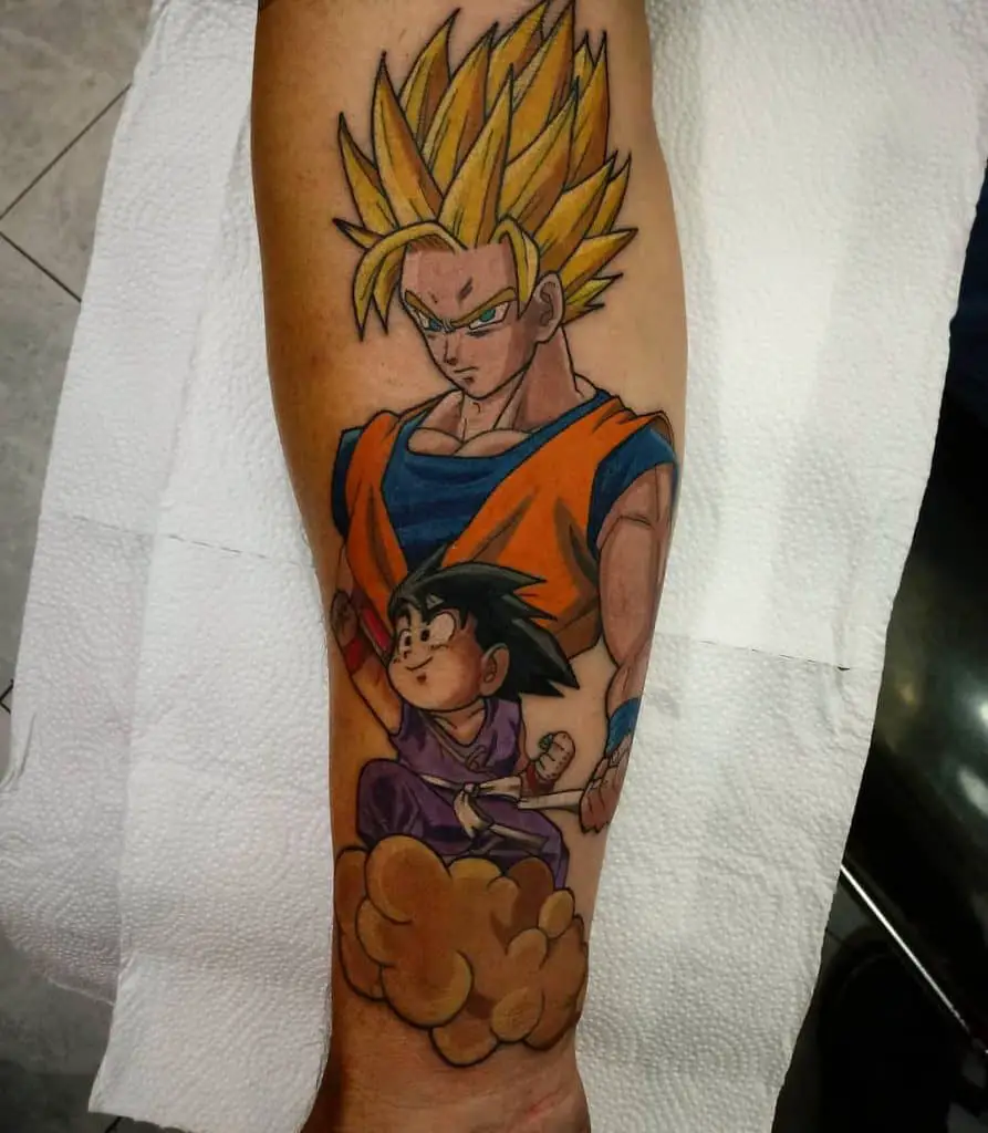Goku Super-Saiyan Tattoo 1