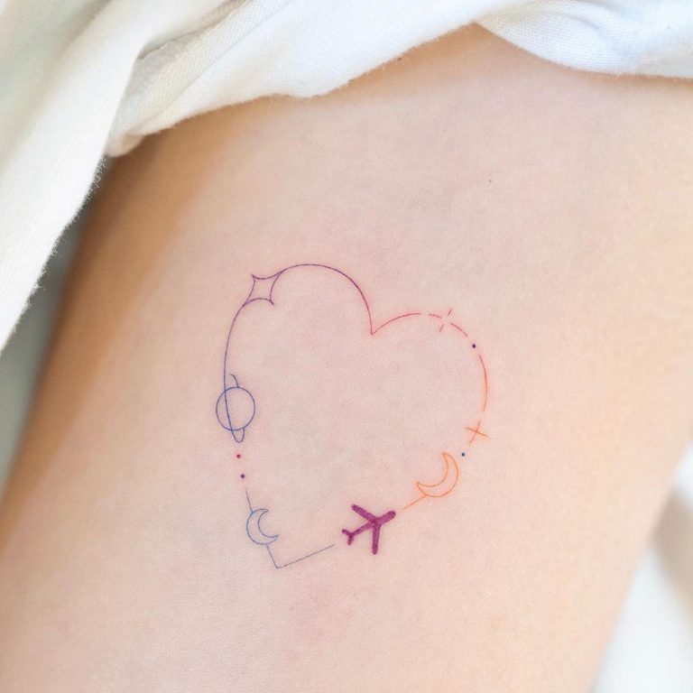 33 Best Airplane Tattoos Design Ideas (Forearm, Collarbone and Finger