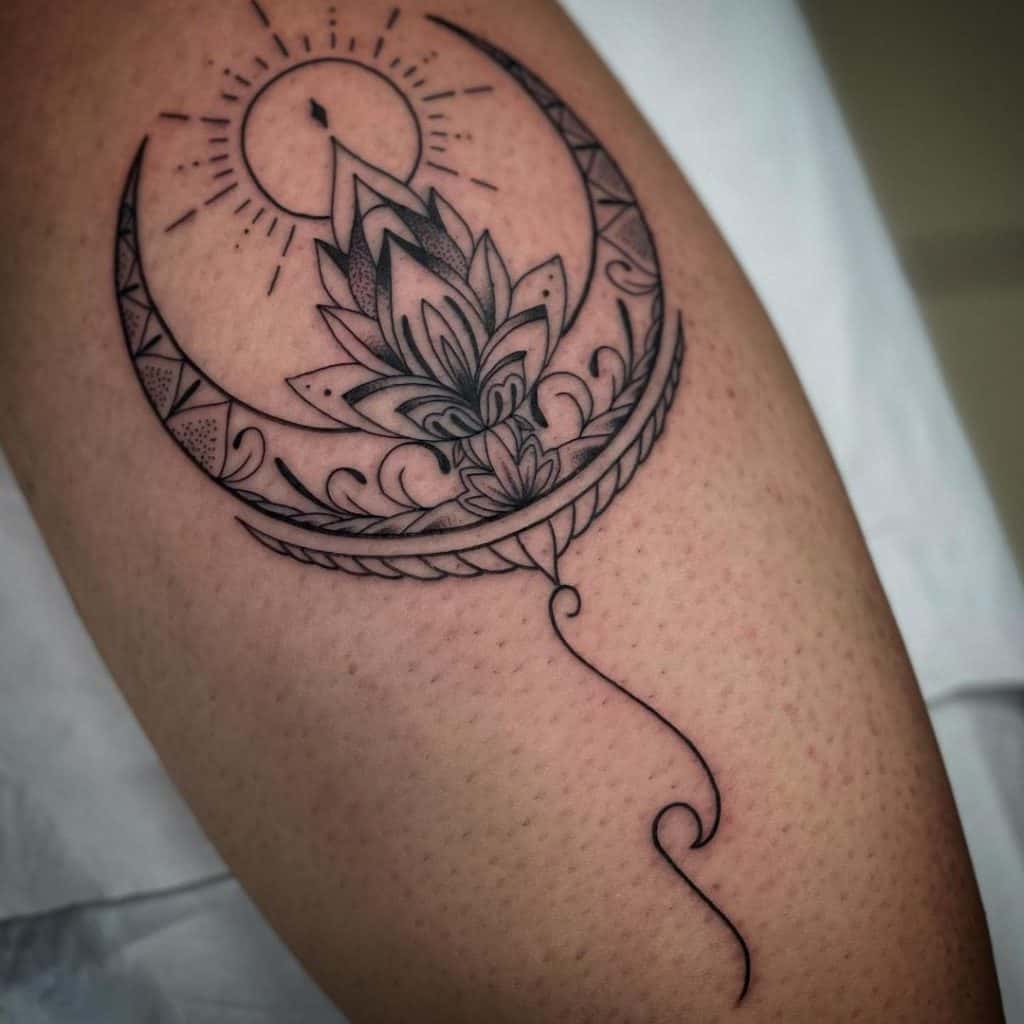 Mandala Black and Grey Tattoos 1