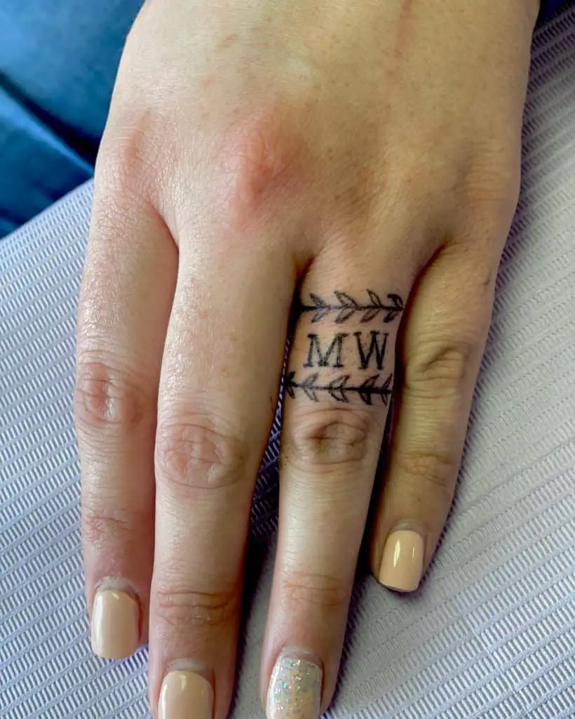 40+ Best Wedding Ring Tattoos. Love Symbols To Inspire You - Saved Tattoo
