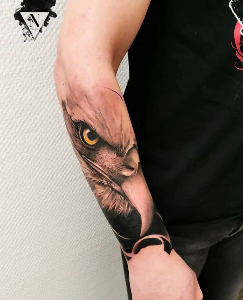 Men Inspired Eagle Tattoos 