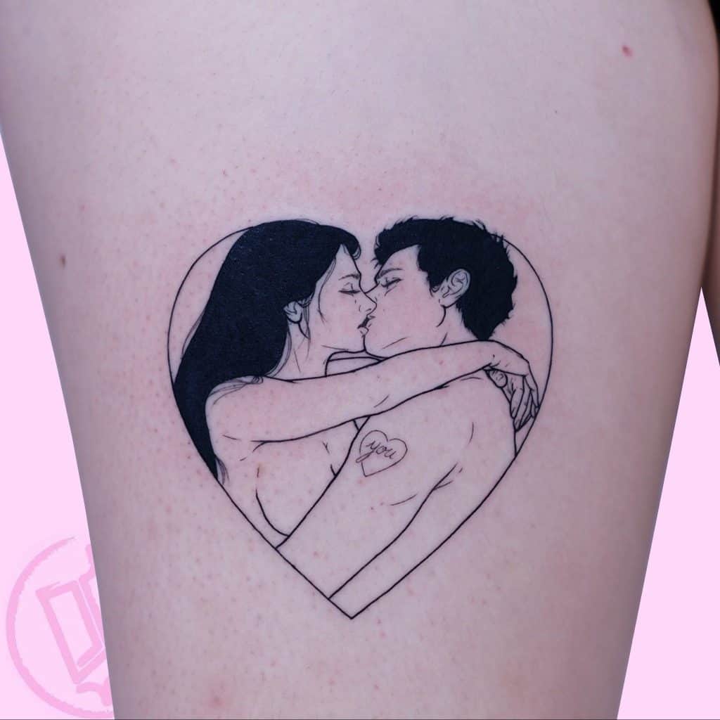 Men & Women Love Tattoo 