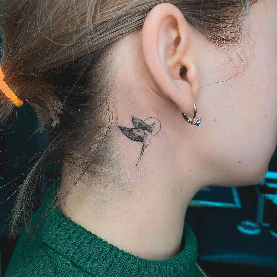 70 Coolest Neck Tattoos for Women in 2022  Saved Tattoo