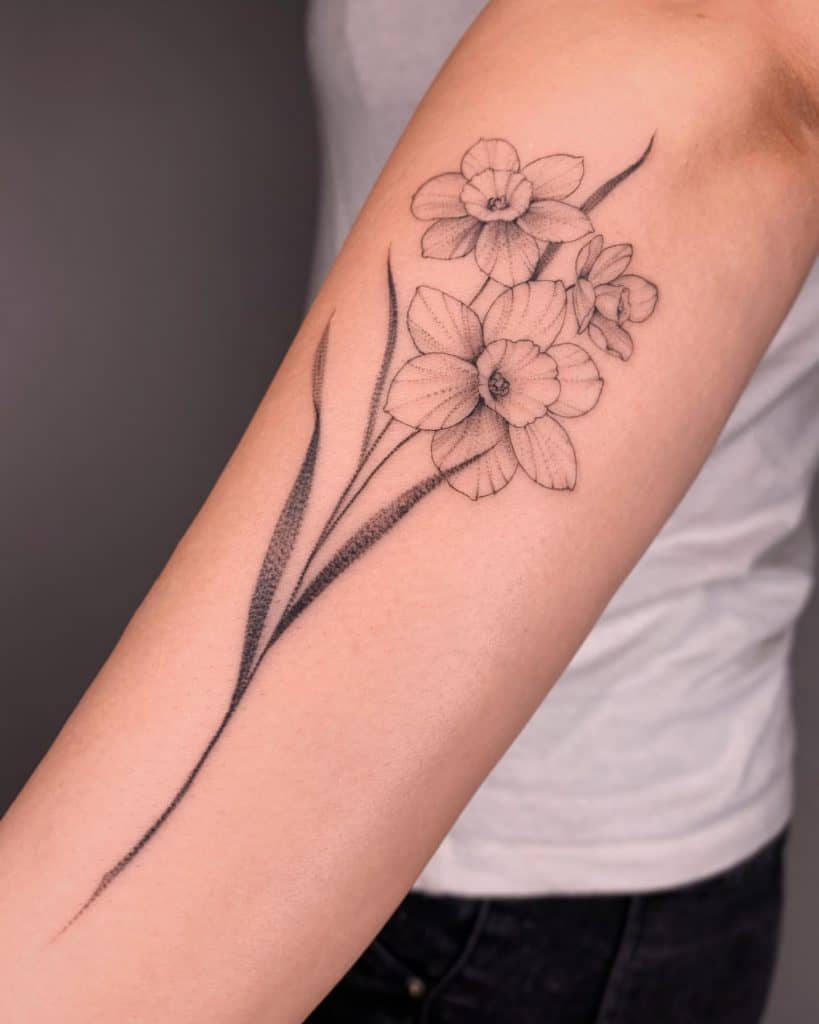 Narcissus flower  Dal Tattoo Studio  Facebook