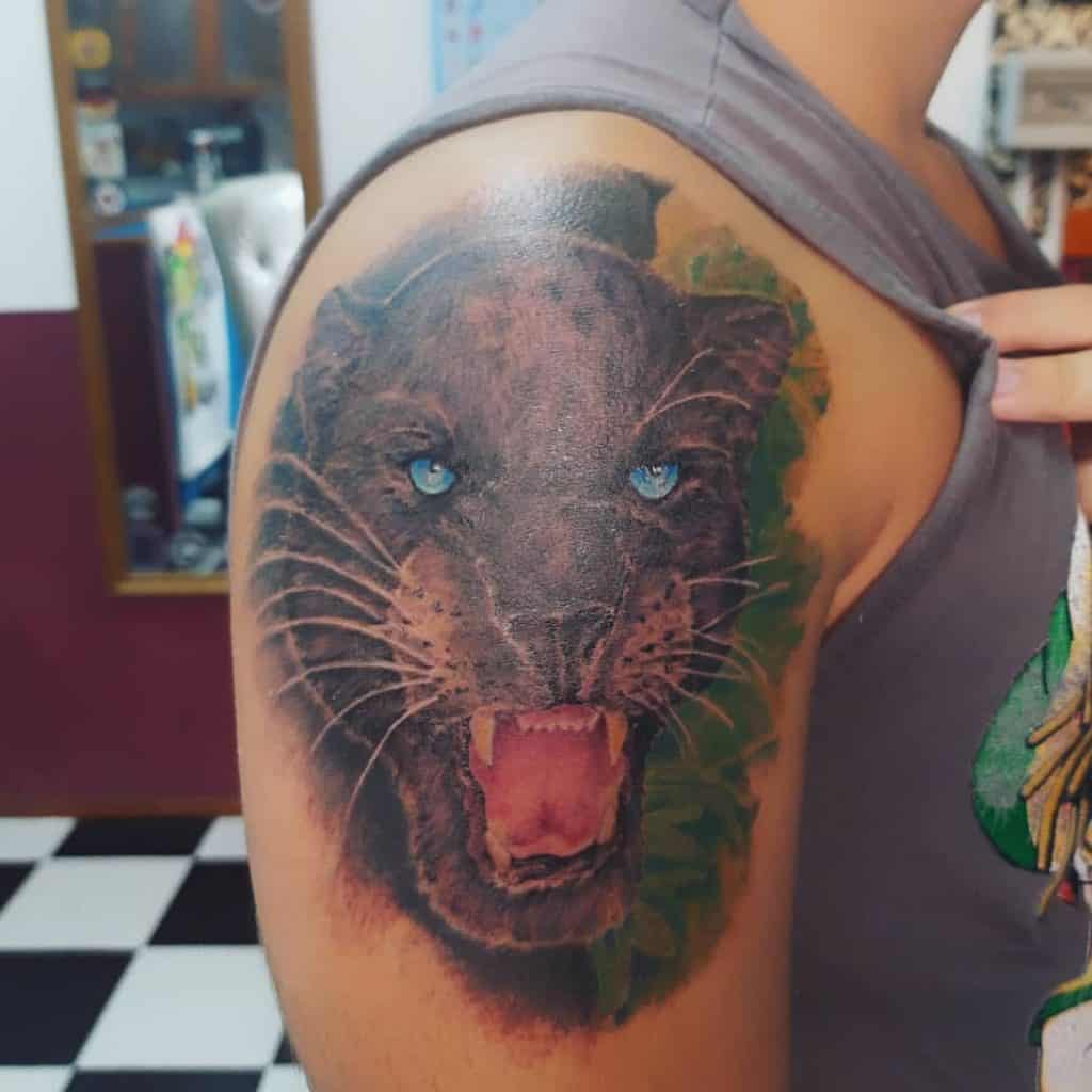 Panther Head Tattoo 1