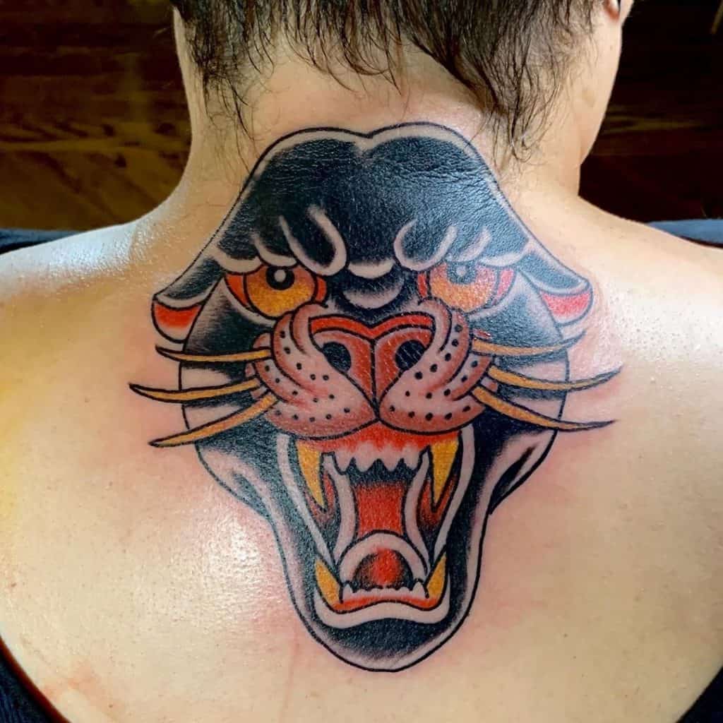 Panther Head Tattoo 2