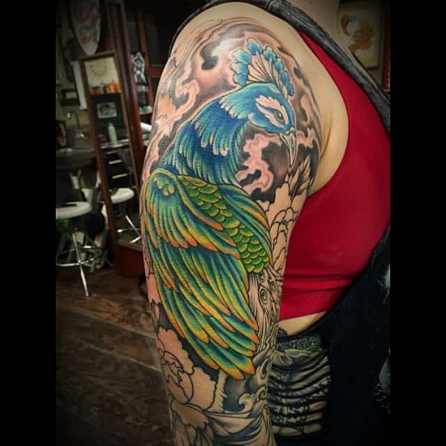 Peacock Hope Tattoo 1