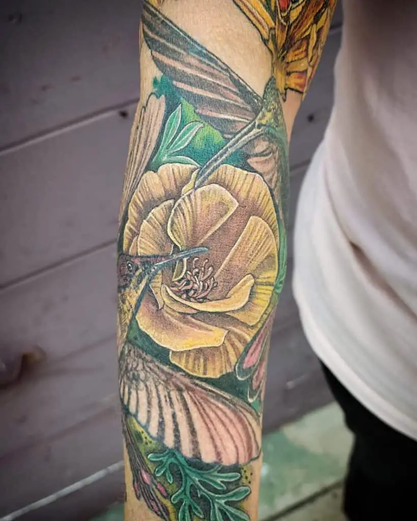 Poppy Flower Tattoo 2