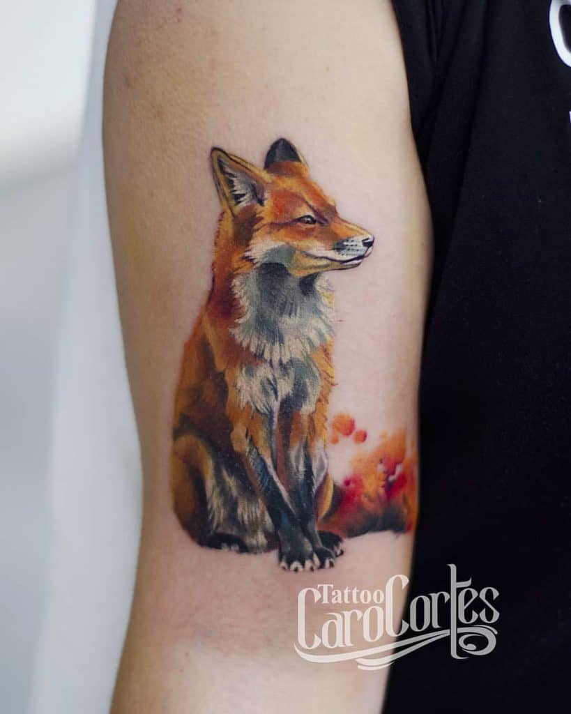 Red Fox Tattoo 3