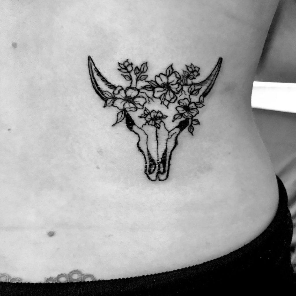 Taurus tattoo for girls 1