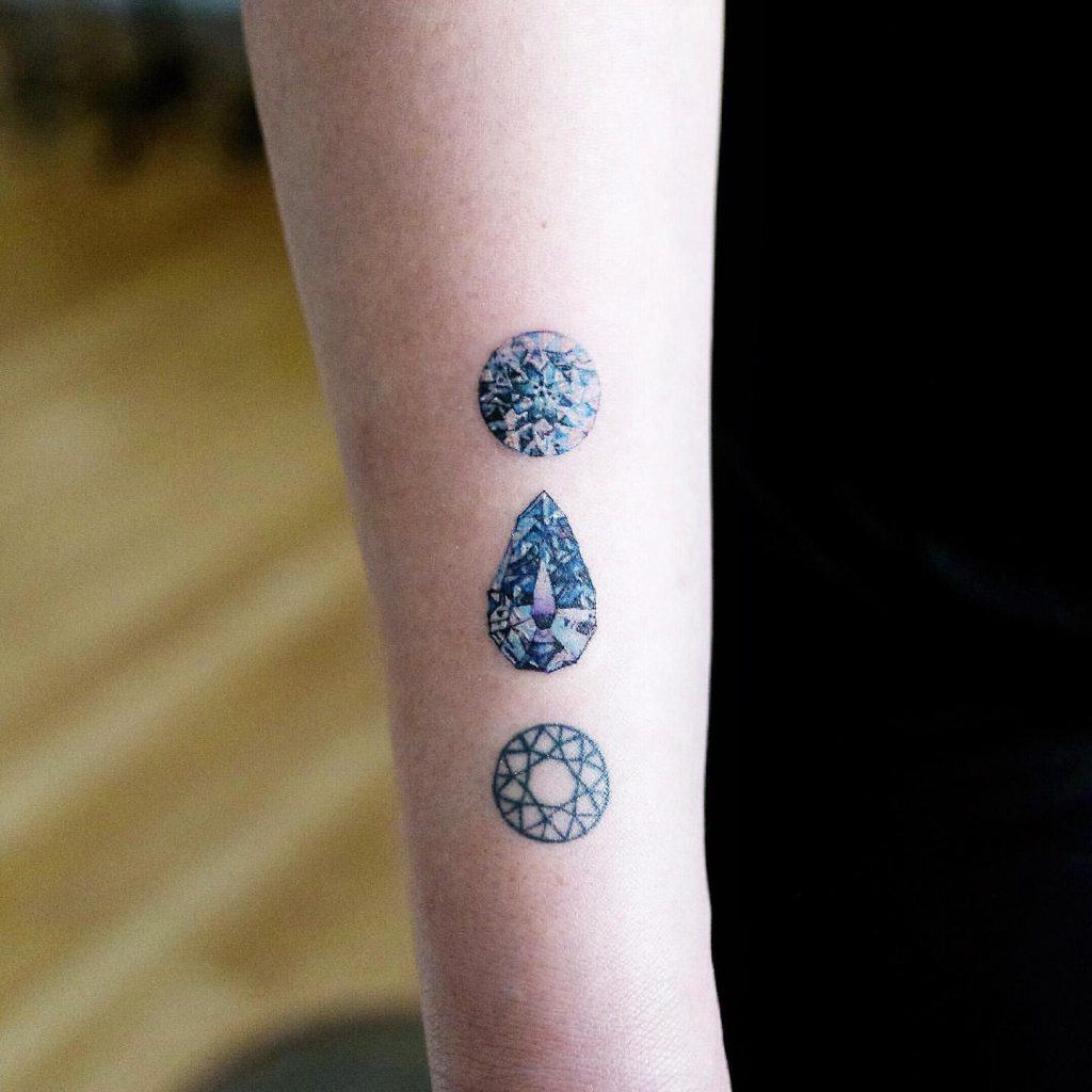 Blue Diamond Tattoo 1
