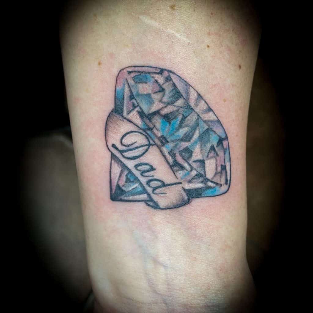 Diamond Tattoos With Words 1
