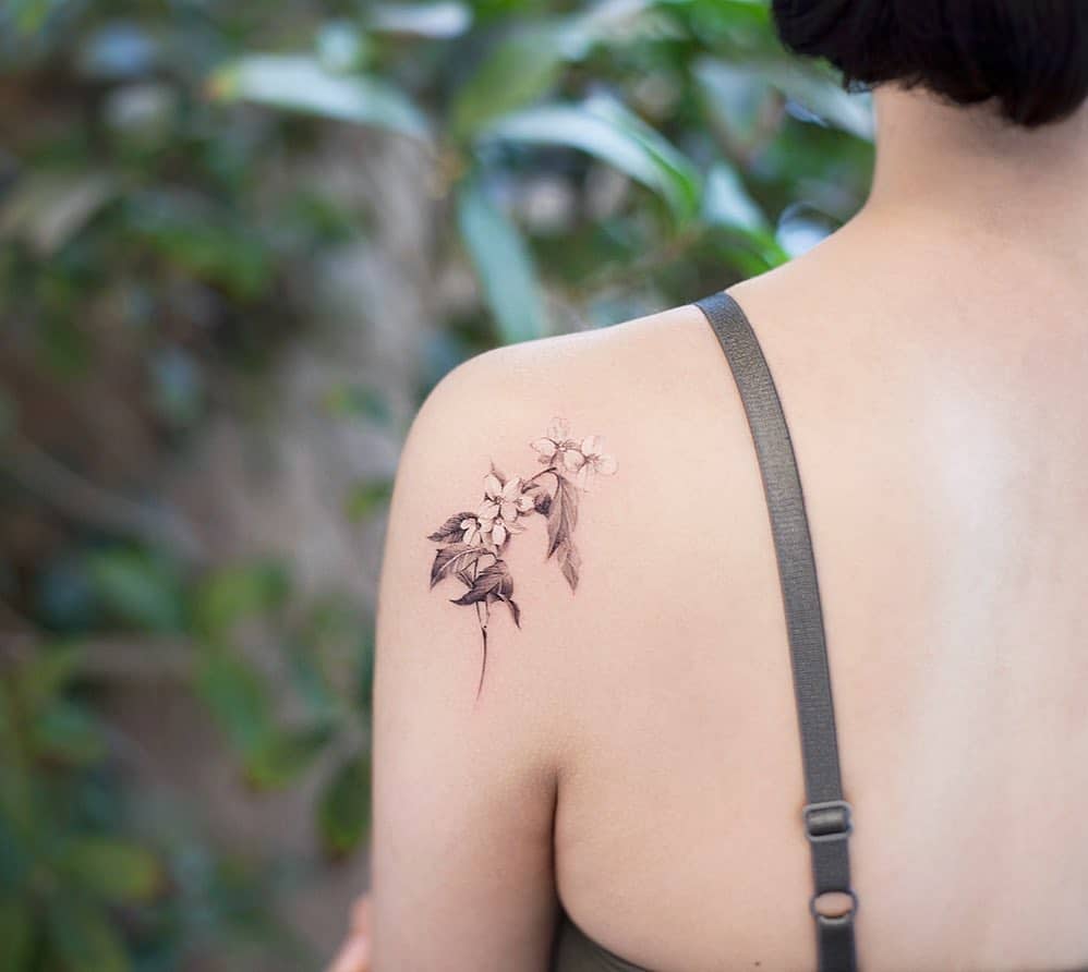 Jasmine Flower Tattoo 1