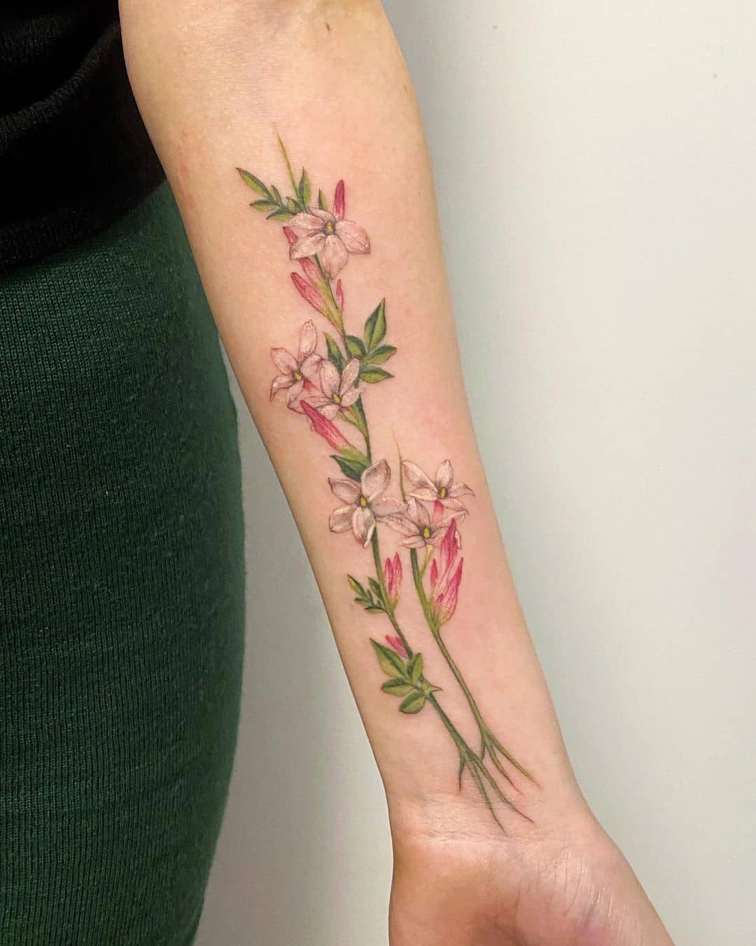 Jasmine Flower Tattoo Designs 