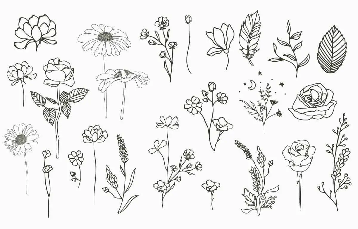 Jasmine Flower Tattoos