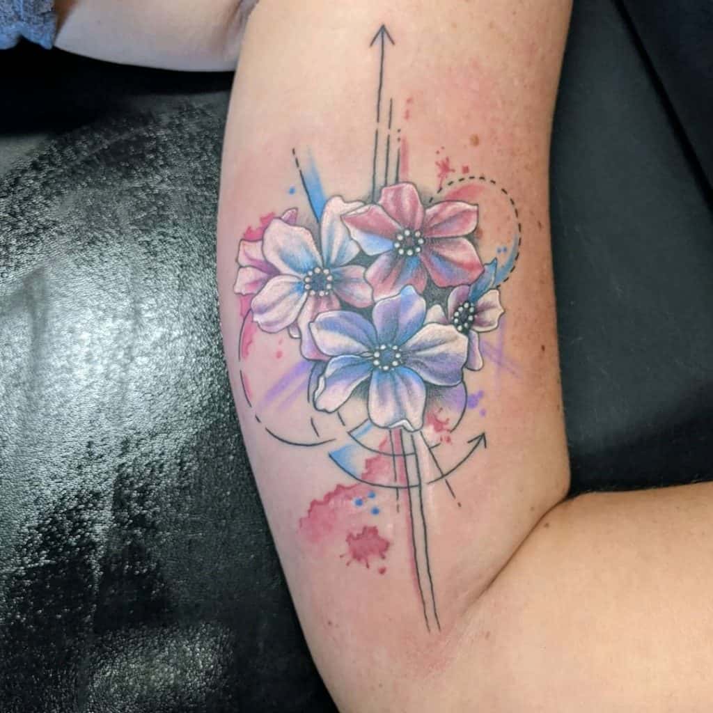 July Birth Flower Tattoos 1