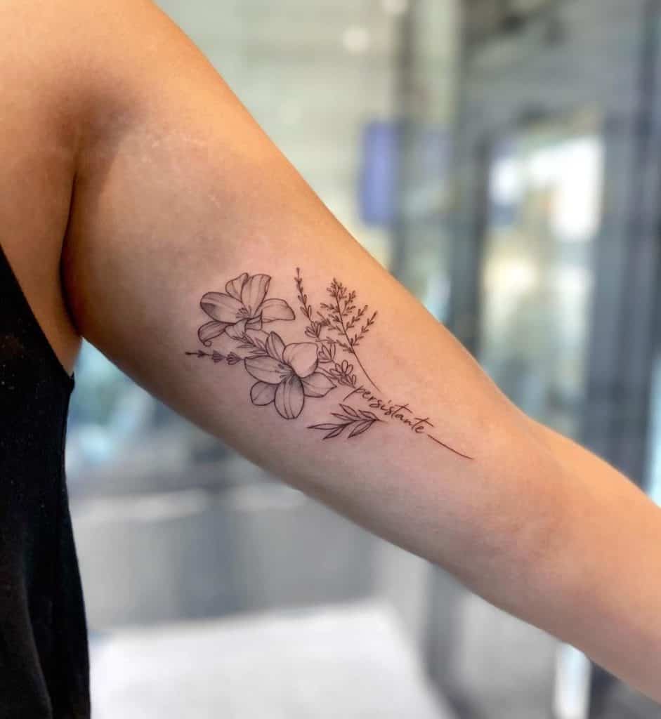 Small lily tattoo meaning