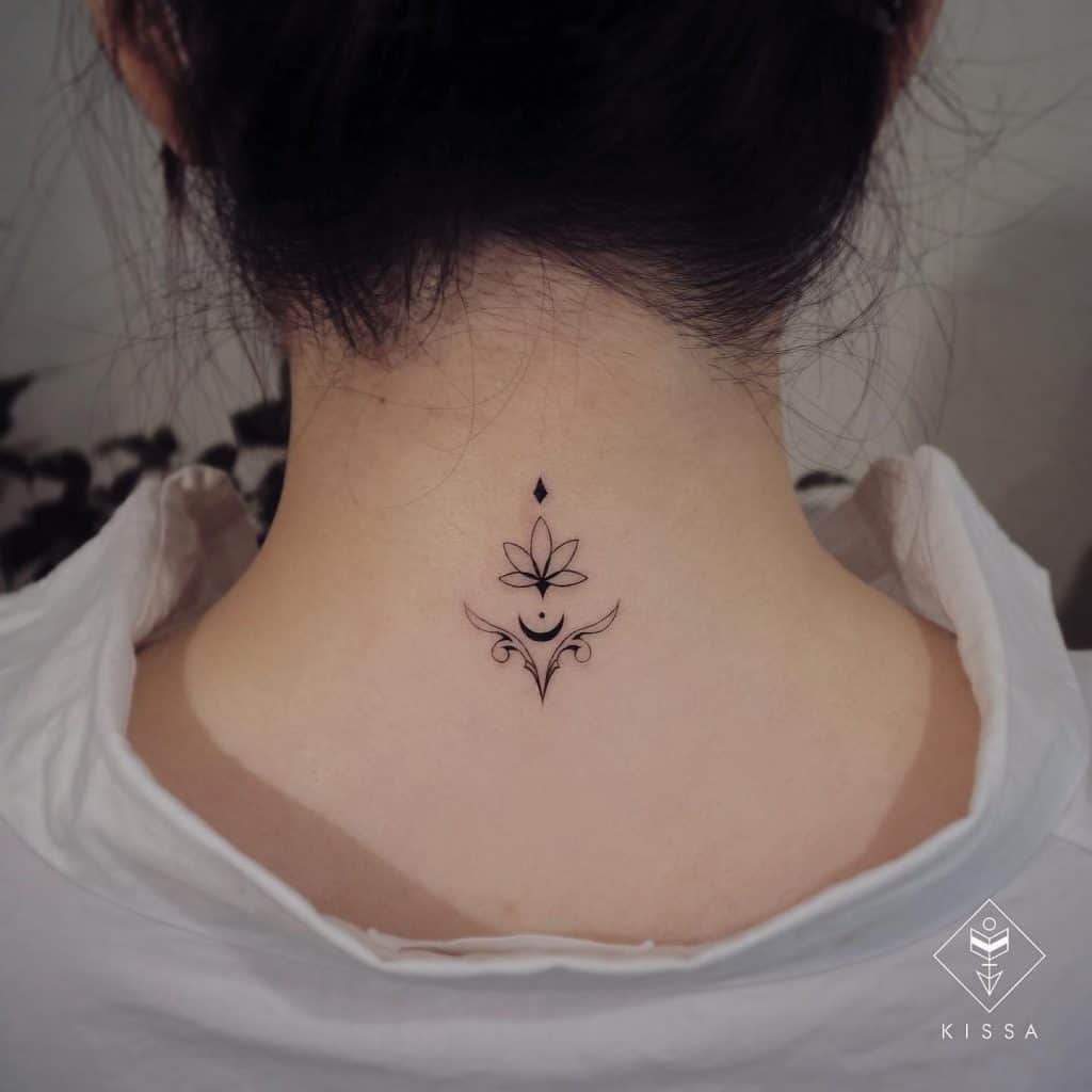 Lotus flower tattoo with big meanings 2