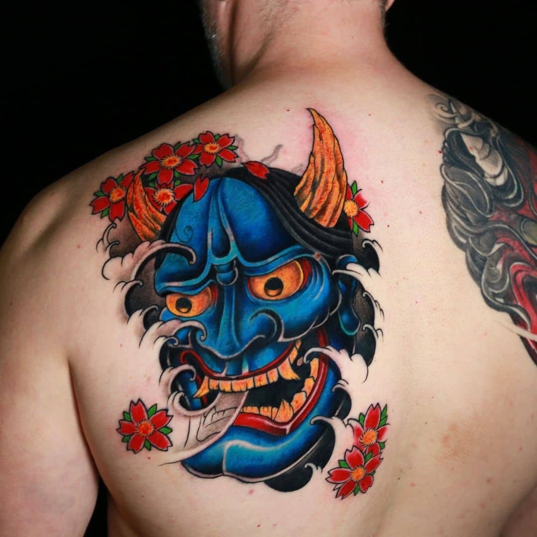 30+ Best Oni Mask Tattoo: Check These Stunning Design Ideas (2023 Updated)  - Saved Tattoo
