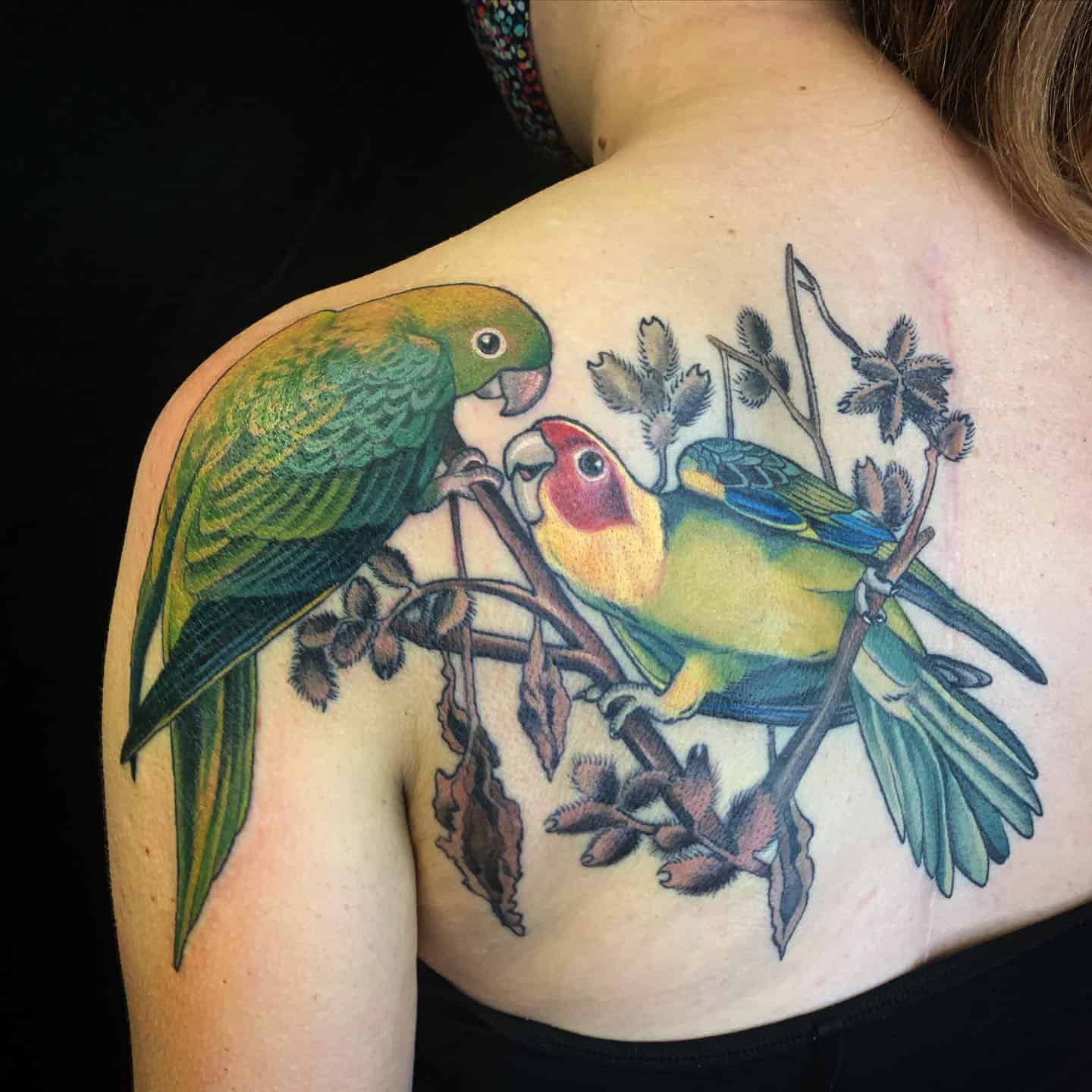 Parrot Tattoos Meaning 1