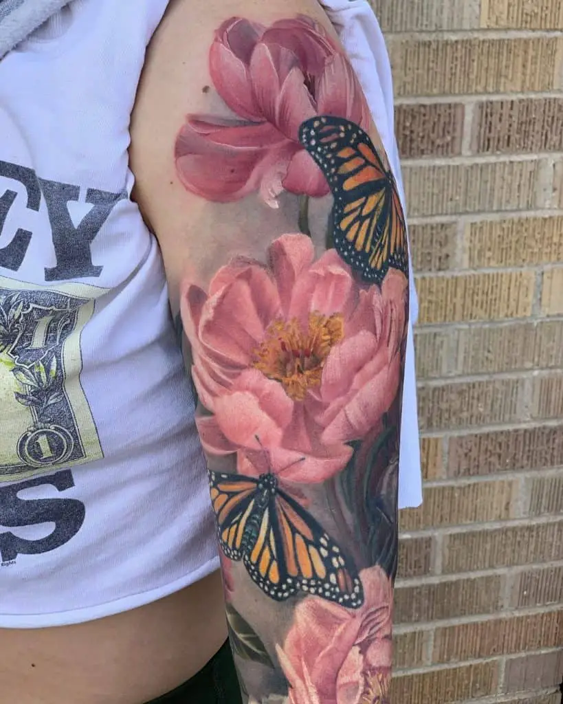 Peony Flower Tattoo 1