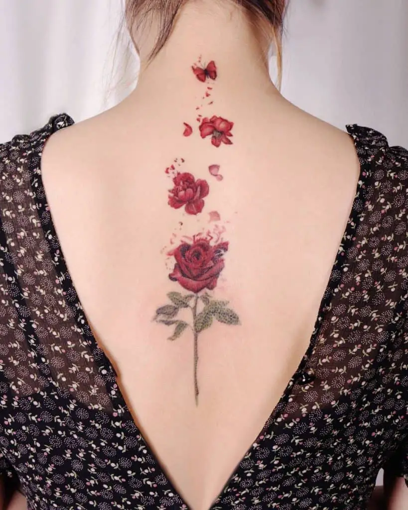Roses Flower Tattoos 1