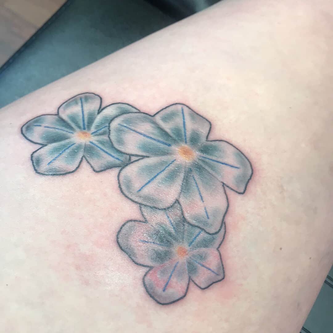 Small Trio Jasmine Flower Tattoo 