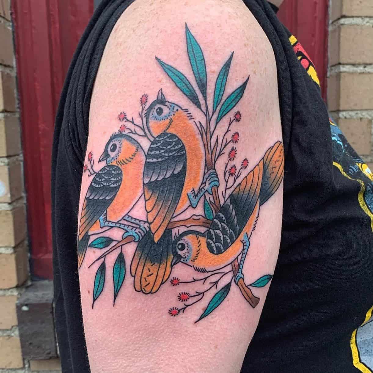 Three Little Bird Tattoos 3