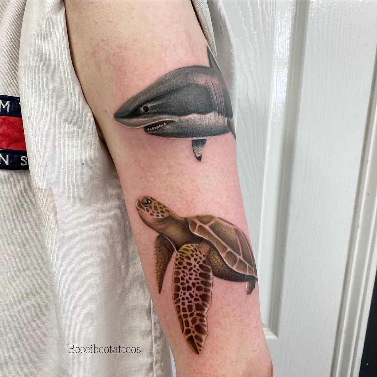 3D Turtle Tattoo Designs 1