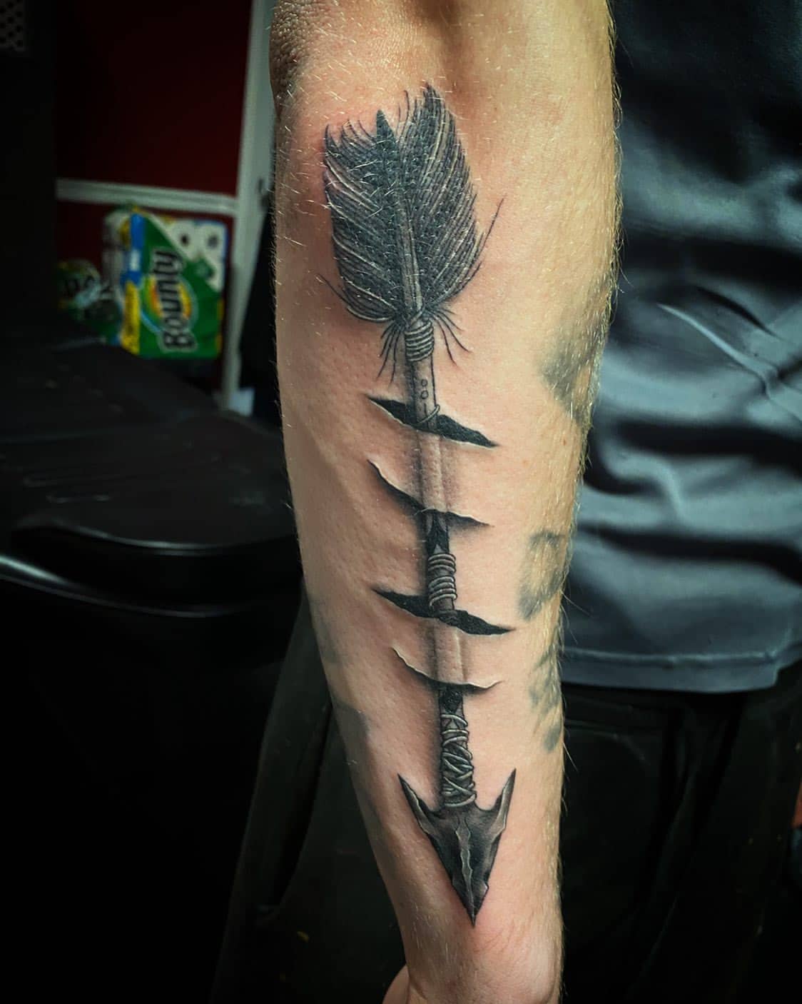 Arrow Forearm Tattoo 1