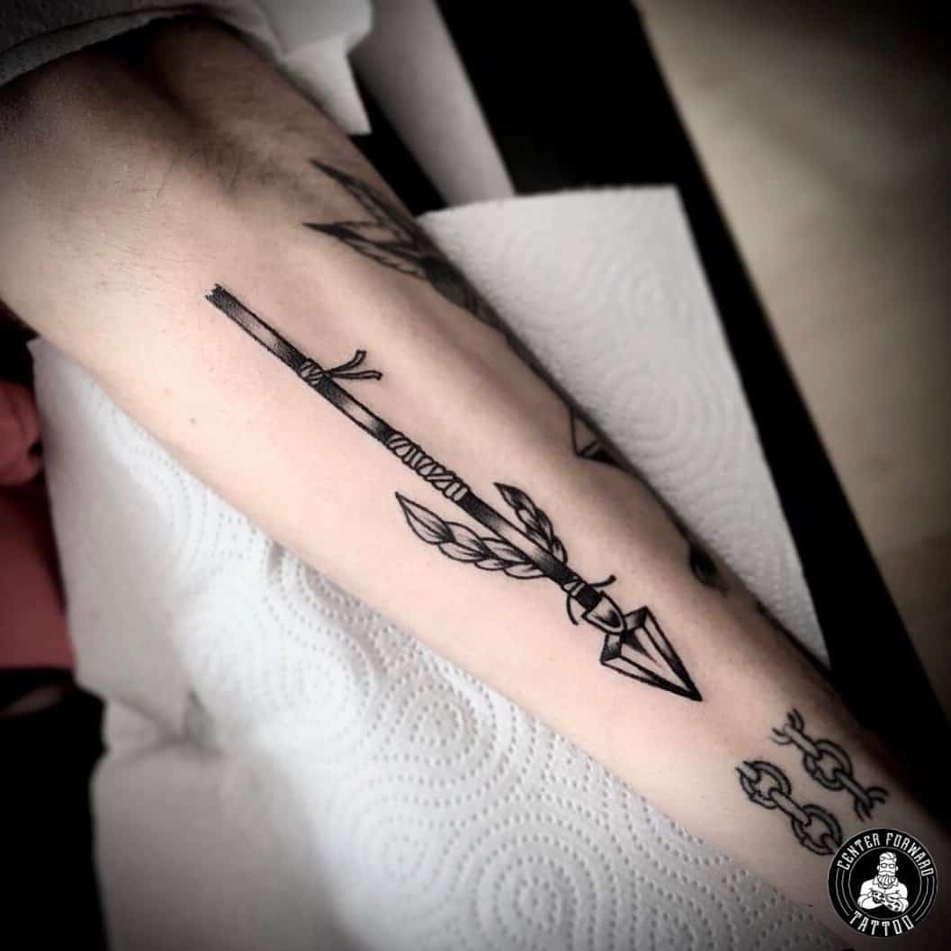 Arrow Forearm Tattoo 2