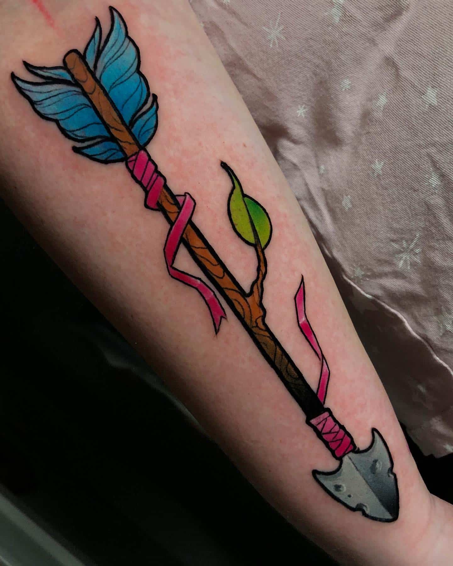 Arrow Forearm Tattoo 3