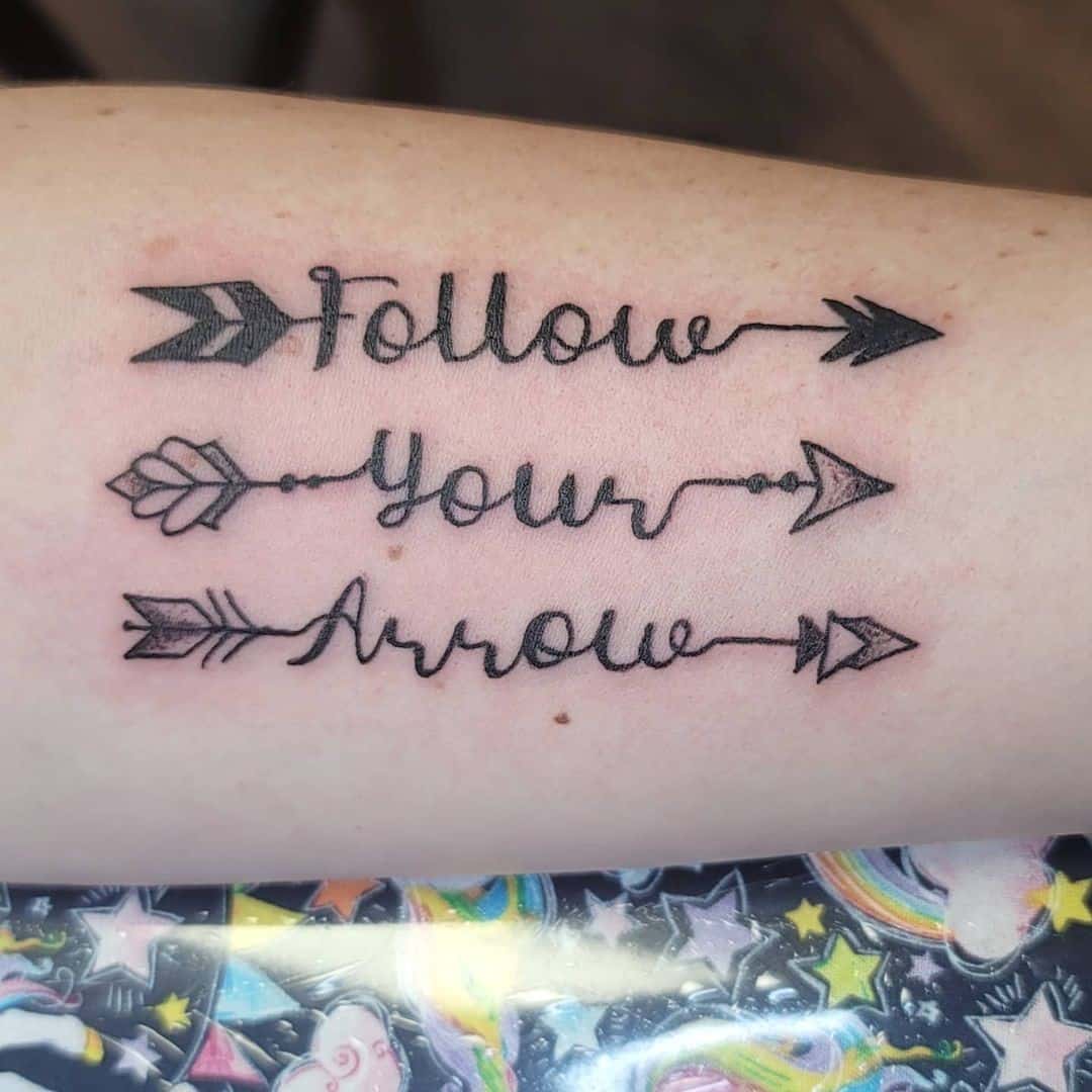 Arrow Inspirational Tattoo